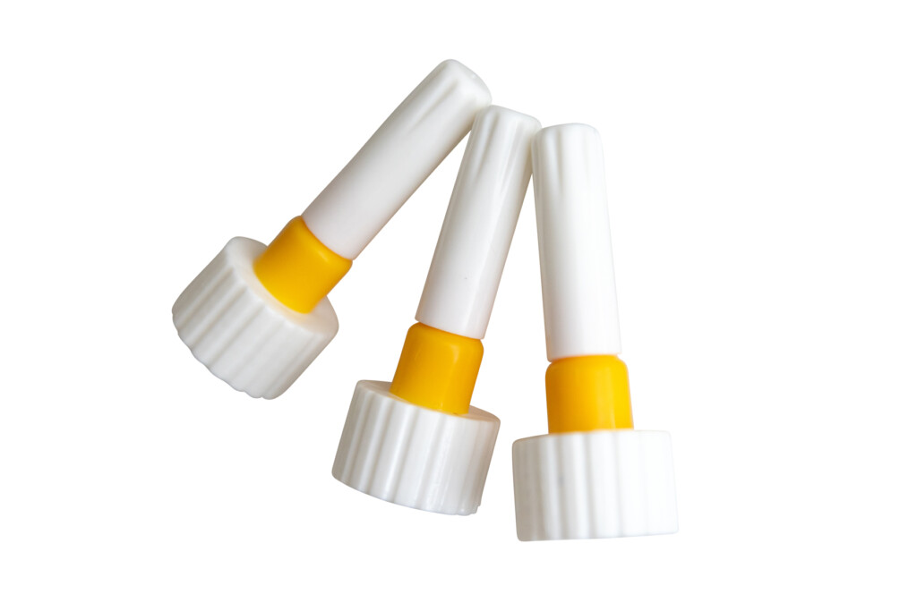 Applicator 3pk 18g Caps Only (yellow)