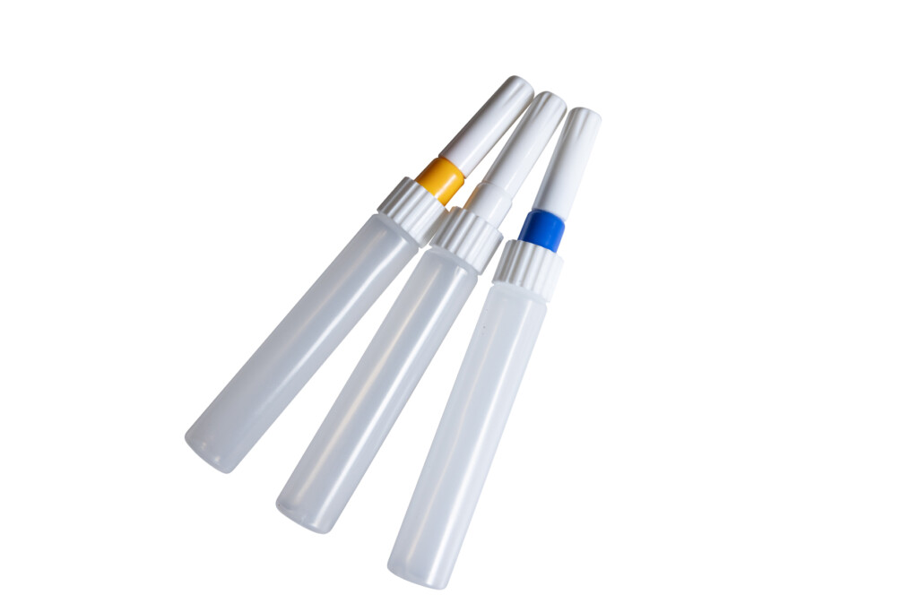 Applicator 3pk Variety Bottles and Caps - (blue