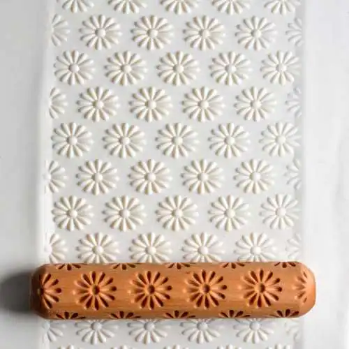 BHR-123 Geometric Daisies Roller