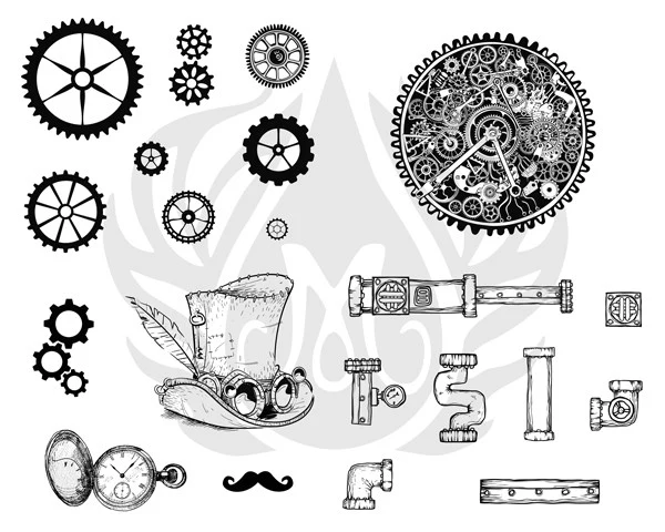 DSS0125 - STEAMPUNK SILKSCREEN *NoM*