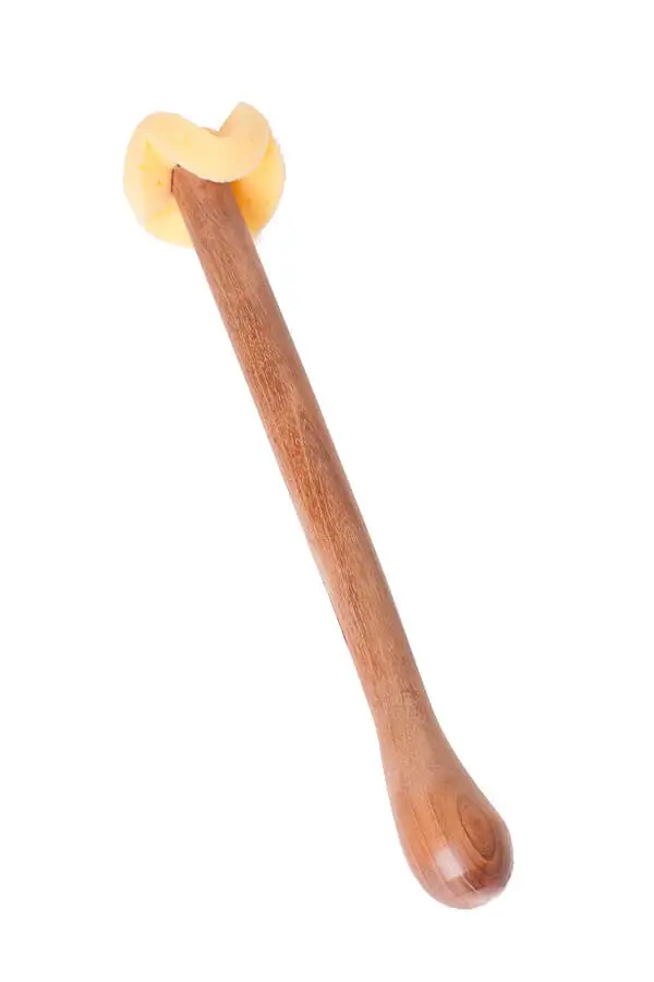 2-2 WOODEN THROWING TOOL WITH SPONGE