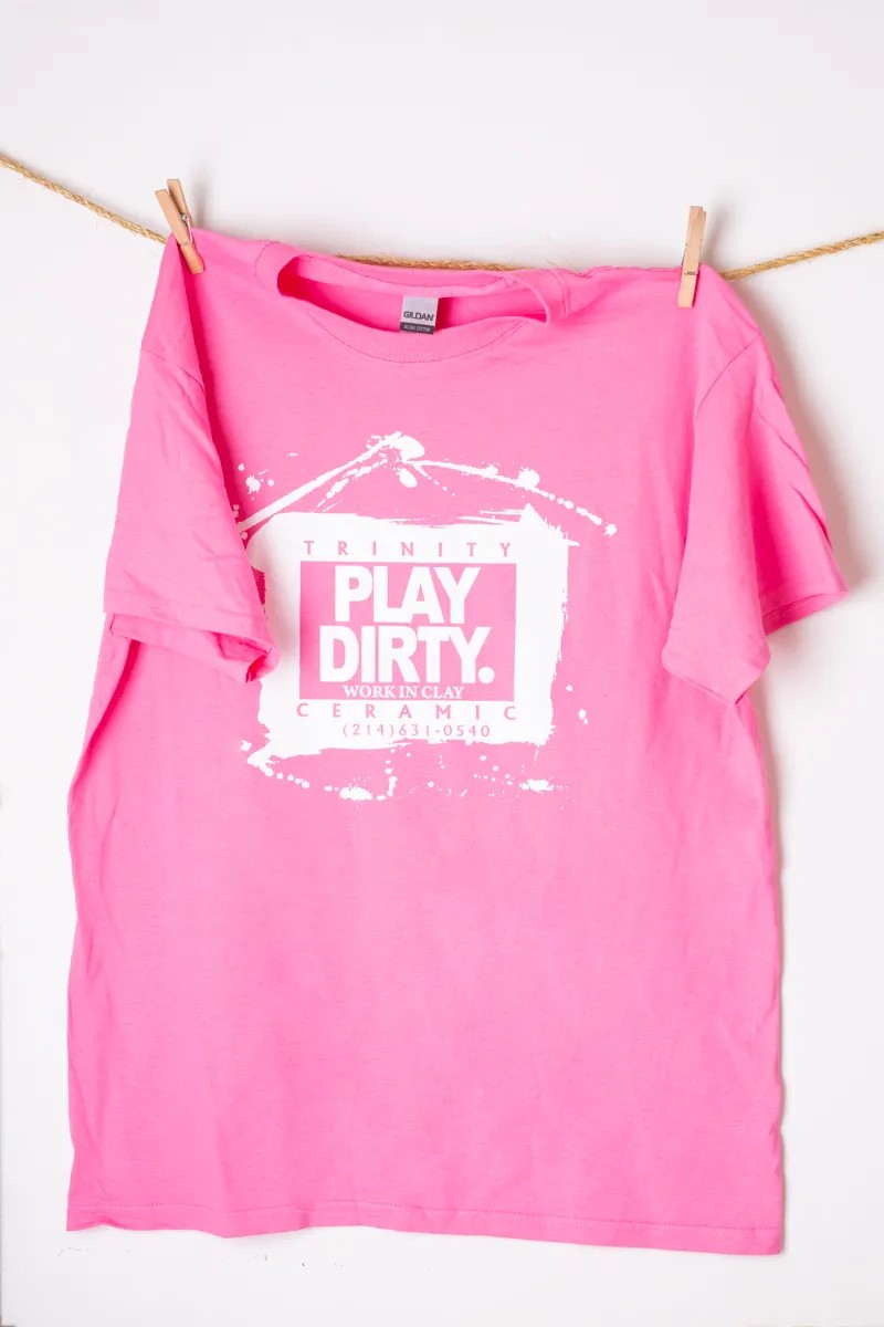 Azalea, White Logo Play Dirty T-Shirt