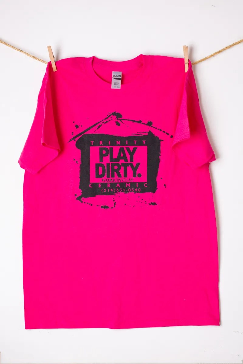 Heliconia, Black Logo Play Dirty T-Shirt