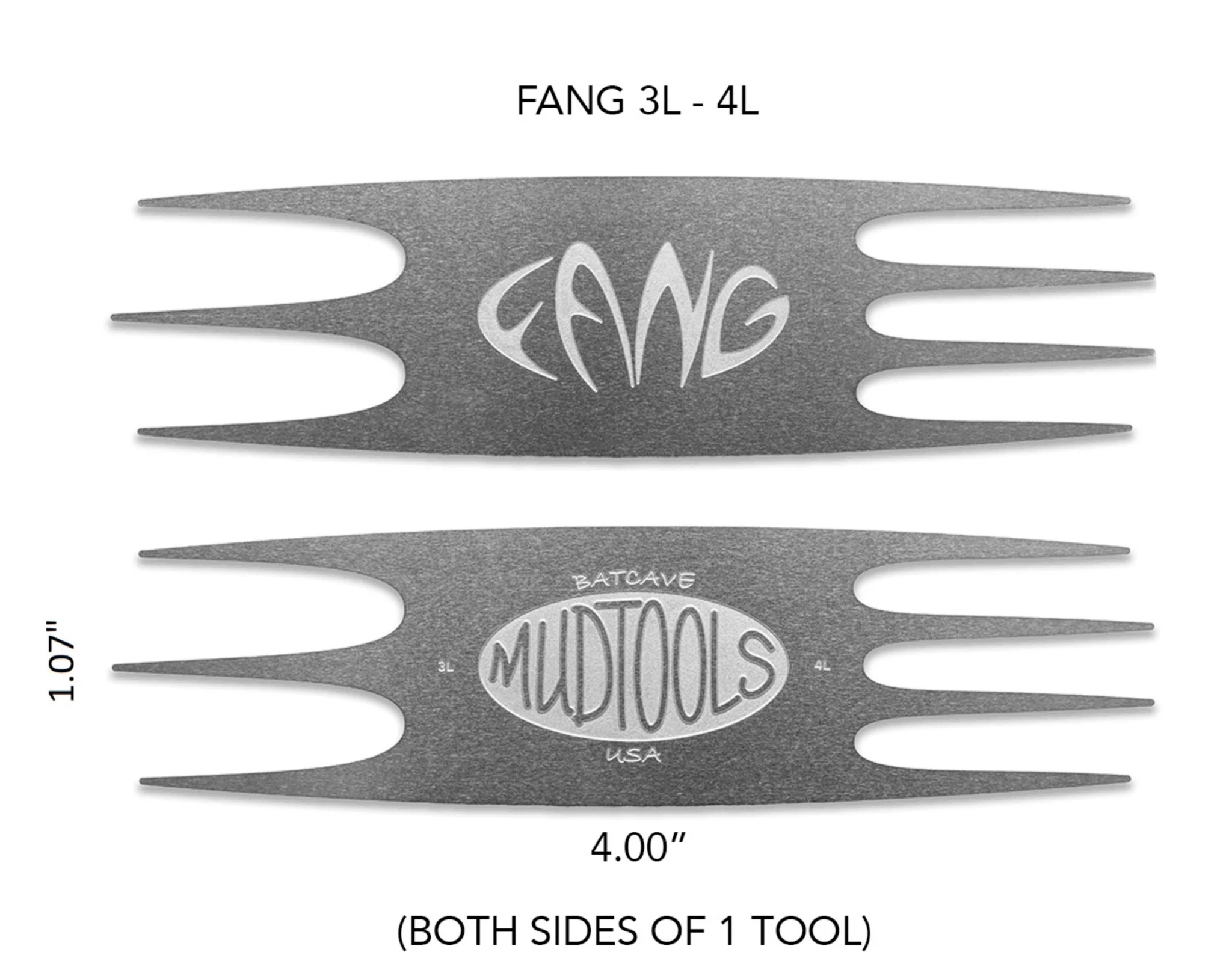FANG-  LARGE STAINLESS STEEL SCORING TOOL - 3L-4L