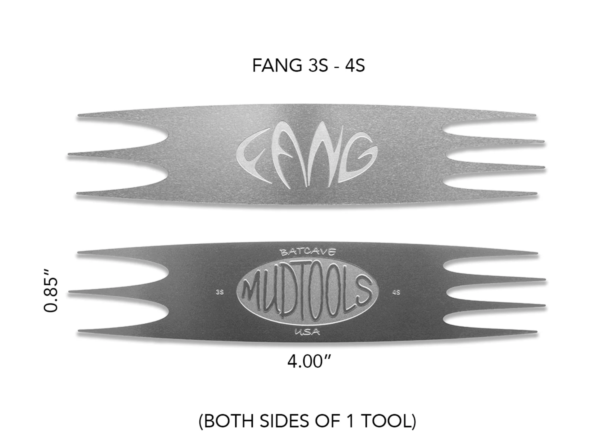 FANG-  SMALL STAINLESS STEEL SCORING TOOL - 3S-4S