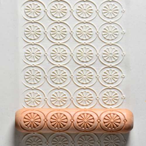 BHR-097 Geometric Flowers Roller