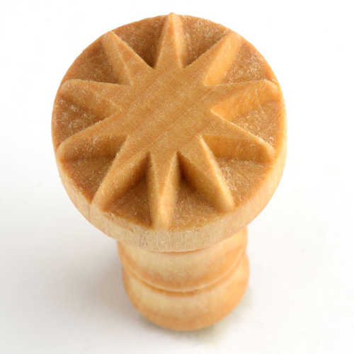 SCM - 082 - 10 POINTED STAR  - MEDIUM ROUND STAMP