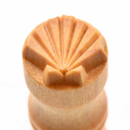SCS - 042 - SEA SHELL - SMALL ROUND STAMP