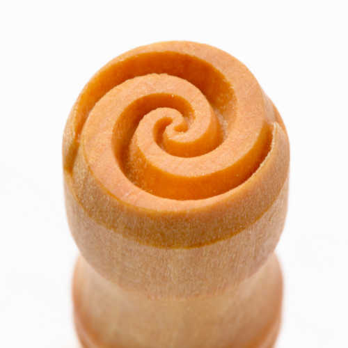 SCS - 121 - SPIRAL 2 - SMALL ROUND STAMP