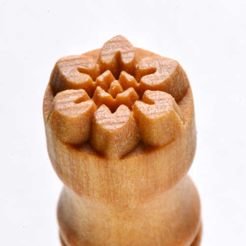 SCS - 045 - FLOWER 1 - SMALL ROUND STAMP