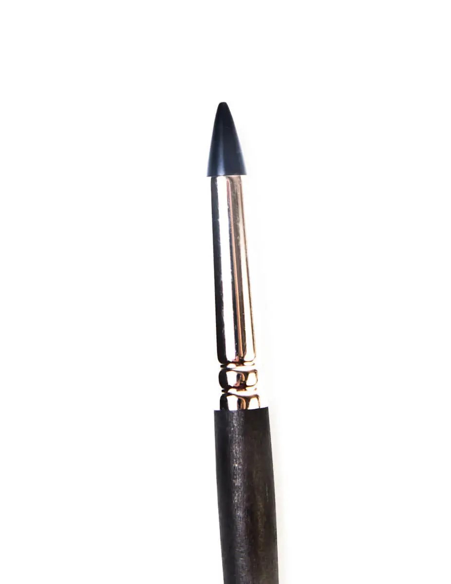 14106 Clay Shaper Taper Point Small Black Extra Firm #6