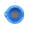 Cup Sieve - 80 Mesh with white spatula - blue