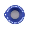 Cup Sieve - 60 Mesh with white spatula - blue