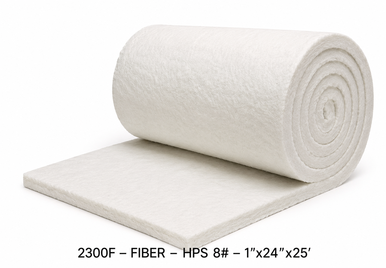 2300F - FIBER - HPS 8# - 1"x24"x25'