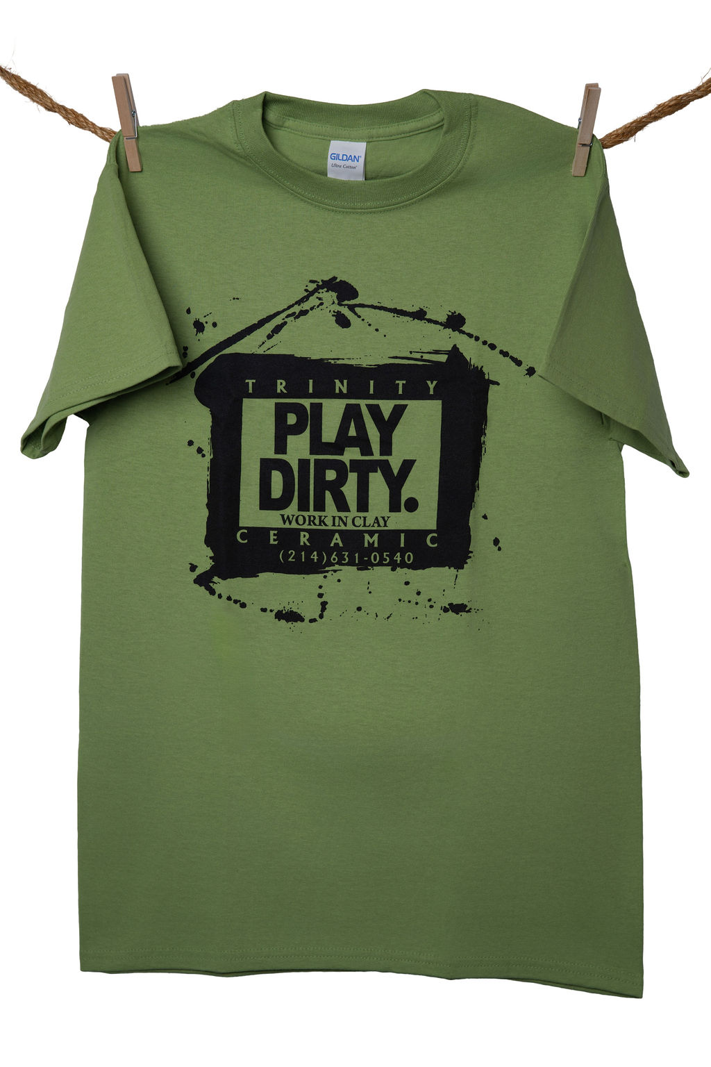 Lime, Black Logo Play Dirty T-Shirt