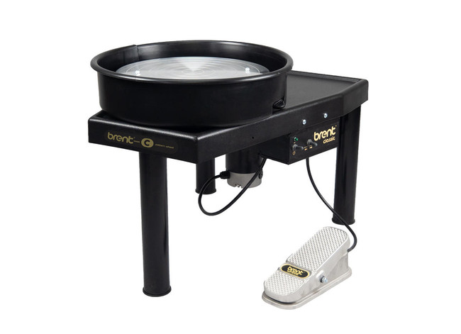 BRENT C BLACK POTTER’S WHEEL w/SPLASH PAN